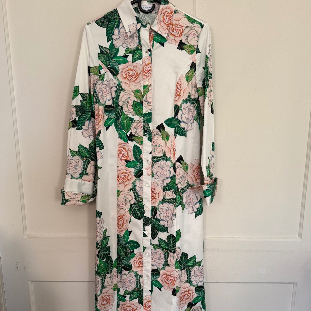 Gorgeous Ala von Auersperg Kathe Cotton Dress in Gardenia